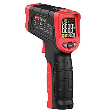 Imagem de Tingpai Termômetro inf vermelho inf vermelho sem contato Testador de tempe tu portátil 12: 1 pirômetro Display LCD colorido com luz de fundo centíg da Fahrenheit -50 ～ 480 ℃ (-58 ～ 896 ℉)