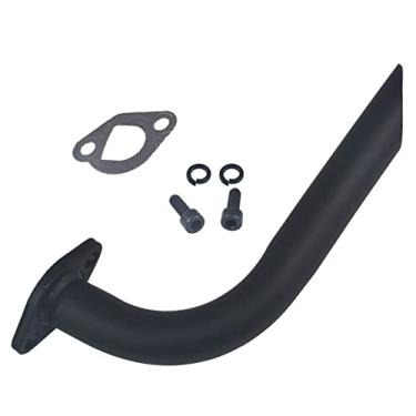 Imagem de JOIQEXJ Tubo de escape para Predator 212cc Go Kart e Mini Bicicletas, para GX160 GX200 Go Cart, para Coleman CT200U BT200X Mini Bike