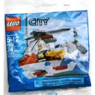Imagem de LEGO City Mini Figure Set 4900 Fire Helicopter - Bagged (34 pieces)