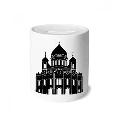 Imagem de DIYthinker Moscow Cathedral Cristo Rússia Caixa Dinheiro Cerâmica Porta-Moedas Presente