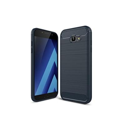 Imagem de Manyip Capa para Samsung Galaxy A3 (2017) /A320, capa de material de fibra de carbono TPU, capa ultrafina ultrafina, antiderrapante, antiimpressões digitais, capa protetora simples e elegante para