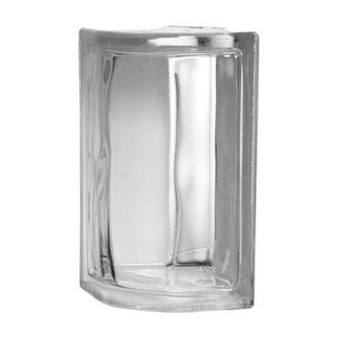 Imagem de Bloco De Vidro Canto Para Acabamento Final 19X19X8 Tradestar