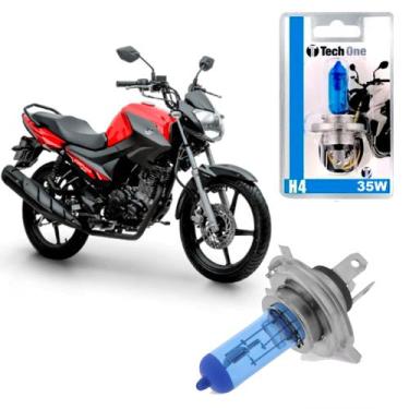 Imagem de Lâmpada Para Yamaha YBR 150 Factor Super Branca H4 35w Efeito Xenon Te