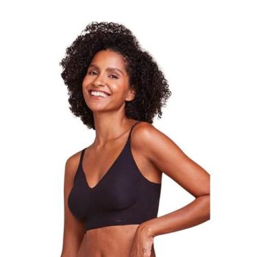 Imagem de Sutiã Top Com Bojo Removível Naked HOPE Lingerie - Ref. I21485, Preto,