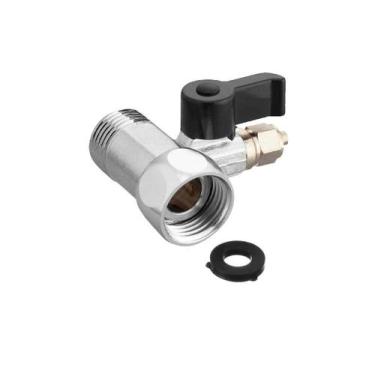 Imagem de Adaptador T 1/2" p/ mangueira de 1/4" com registro - Electrolux