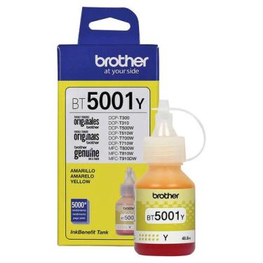 Imagem de Tinta Brother BT-5001Y BT5001Y Original Amarelo para InkTank DCP-T300 