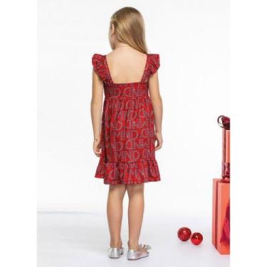 Imagem de Vestido Mundi Malha Estampa Personalizada Infantil