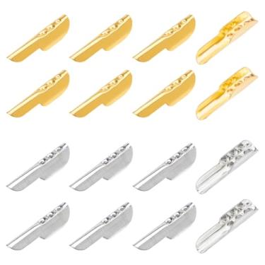 Imagem de GORGECRAFT 240 peças, 2 cores, cordão farpado, elástico, prendedor, pontas, coluna, cabos, reparo, agulha, substituições, cabeça de sapato, ponta de extremidade para reparo de sapatos faça você mesmo,