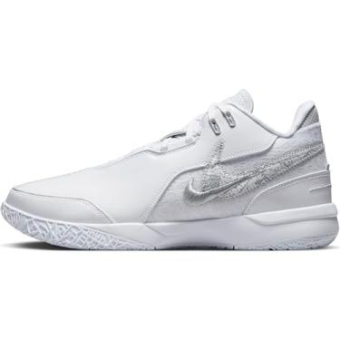 Imagem de Tênis de basquete Lebron NXXT Gen AMPD (FJ1566-102, branco/prata metálico/cinza fumê claro) tamanho 38