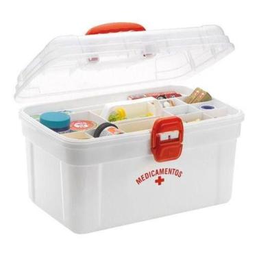 Imagem de Frasqueira Mega Medicamentos 37x23x22cm - Oem