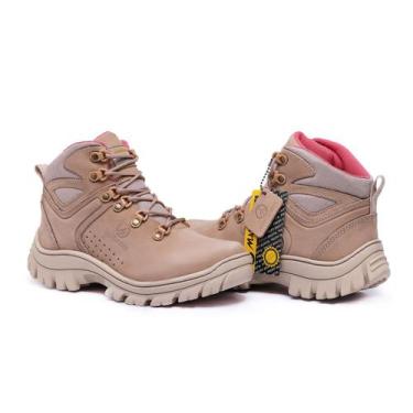Imagem de Bota Feminina Coturno Arizona Couro Legitimo Conforto - Master Boots, 