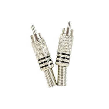 Imagem de Plug RCA EVUS C-073 Metal com Mola Macho