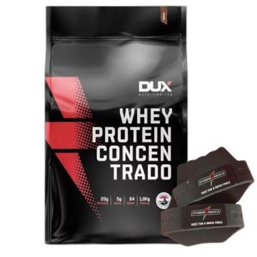 Imagem de Whey Protein Concentrado Cookies 1,8Kg Luva Preta - Dux - Dux Nutritio