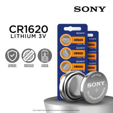 Imagem de 10un. Pilha Bateria CR1620 3v Original SONY