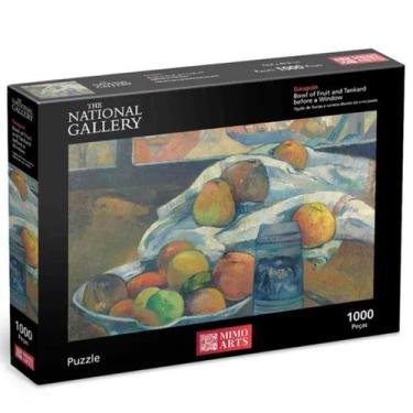 Imagem de Quebra Cabeça Tigela De Frutas Obra De Arte Gauguim 1000 Pçs - Mimo, C