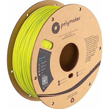 Imagem de Polymaker Filamento Pla 1,75 Mm, Filamento para Impressora 3D Pla Verde Limão 1,75 1Kg - Polylite 1,75 Filamento Pla Filamento 3D Verde Limão, Precisão Dimensional +/- 0,03 Mm, Compatível com A Maiori