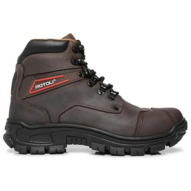 Imagem de Bota Coturno Adventure Palmilha de Gel Anti Impacto 091 - Rotoli, Marr