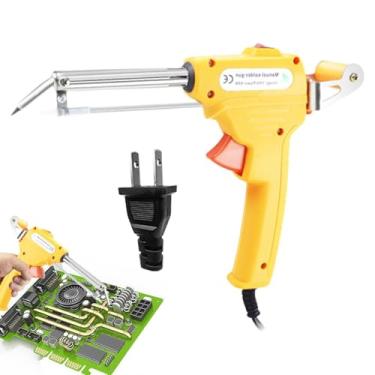 Imagem de Kit de ferro de solda, ferro de solda portátil | Máquina de solda manual de aquecimento externo - Temperatura ajustável, ferramenta de precisão para fabricação de jóias, estanho de envio automático