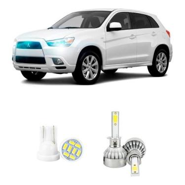 Imagem de Lampada Led Farol Baixo Mitsubishi Outlander 2010-13 20000lm - V10, Br