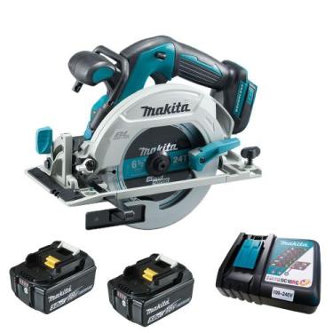 Imagem de Serra Circular 165mm 18V BL DHS680 2x 5.0Ah Makita Bivolt, Bivolt