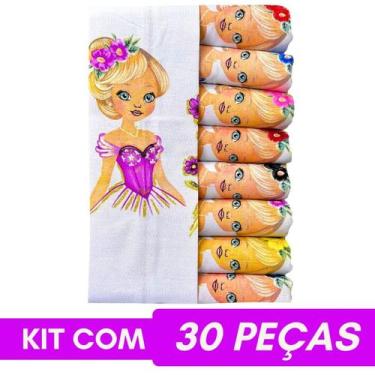 Imagem de Kit 30 Pano Para Fazer Saia Crochê Boneca Artesã Glitter - DRKZA, Cind