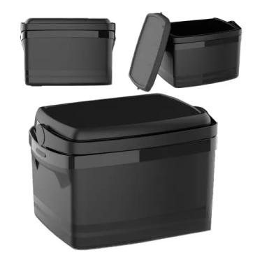 Imagem de Caixa Termica Cooler 12L Preta Bebidas Alça Soprano