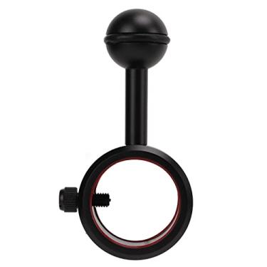 Imagem de Clipe de cabeça esférica de lanterna de mergulho para tocha de 28-34 mm, liga de alumínio, anodizado, compacto, fácil de transportar, ajuste universal