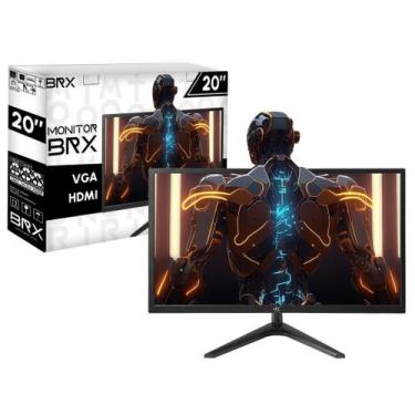 Imagem de Monitor 20" LED 60hz HDMI VGA Widescreen - BRX, 20"