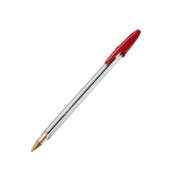 Imagem de Caneta Esferográfica Cristal Bic Vermelha - Unidade