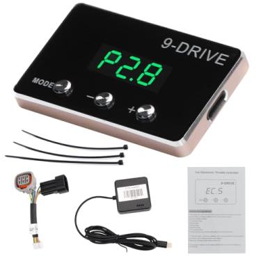 Imagem de YIBEICO Controlador de resposta do acelerador, acelerador de pedal eletrônico inteligente de 9 modos de 9 modos para BUICK ENCLAVE GL8 CADILLAC SLS CTS CHEVROLET COLORADO CAMARO CORVETTE FIAT 500