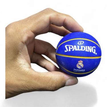 Imagem de Mini Bola De Basquete Spalding Real Madrid E Barcelona, Real madrid