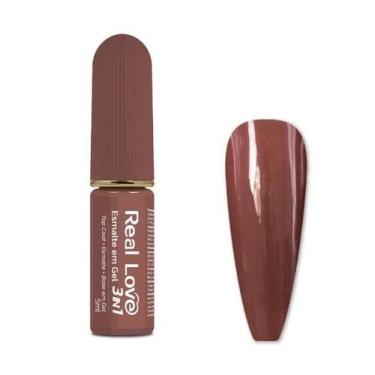 Imagem de Esmalte em gel 3 em 1 5ml cor 40 real love