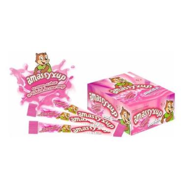 Imagem de Doce Creme Amassyxup Morango Com 50 unidades - Nucita