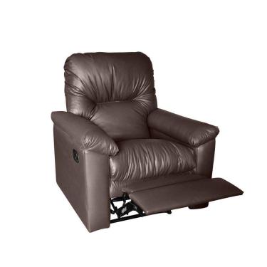 Imagem de Poltrona Do Papai Luxo Premium Reclinavel Audi Matrix Sintetico Marrom