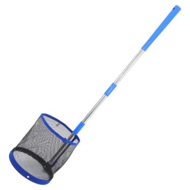 Imagem de POPETPOP Coletor De Bolas Pingue-Pongue Para Tênis Mesa, Recuperador Superior Com Comprimento Ajustável, Bolsa Rede Alça Armazenamento Multi 99 Cm