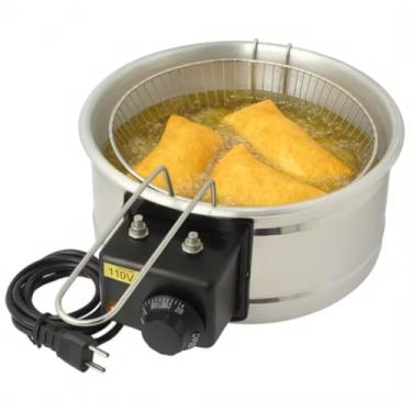 Imagem de Fritadeira Elétrica Profissional, 110V, com Cesto em Aço Inoxidável