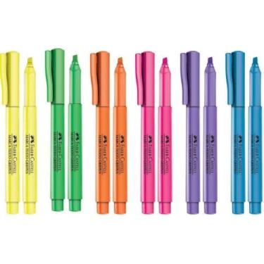 Imagem de Caneta Marca Texto Grifpen Rosa - FABER-CASTELL