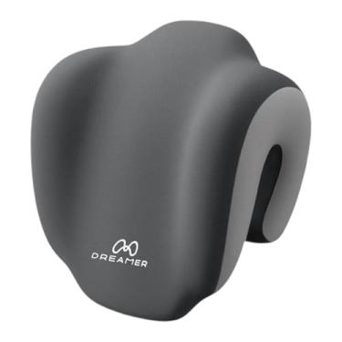 Imagem de oshhni Travesseiro de espuma viscoelástica para cadeira de trabalho, confortável, respirável, multifuncional para pausas de almoço para adultos, suporte de, Cinza Cinza