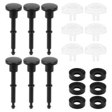 Imagem de Kit de reparo de desviador de bico de banheira de 6 peças, peça de reposição de reparo de torneira de banheira duradoura com anel de vedação e junta, peça de reposição de reparo de torneira quebrada