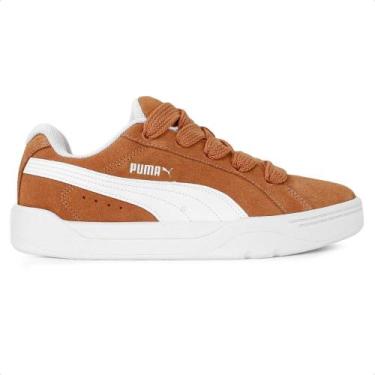 Imagem de Tênis Puma Park Lifestyle Easy SD BDP Masculino, 41, Marrom, Branco