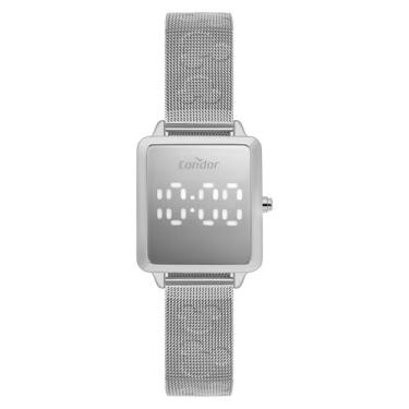 Imagem de Relógio Condor Feminino Digital Prata - Cohb21aab/4k