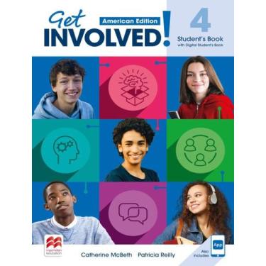 Imagem de Livro - Get Involved! 4 Sb & App - American - MACMILLAN BR, 1, 21 x 27