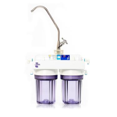 Imagem de Filtro Água Consumo Remove Cloro Completo Torneira Transp 5