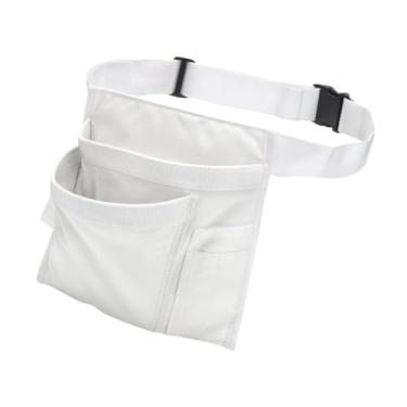 Imagem de Bothyi Bolsa de Cintura para Ferramentas de Jardinagem, Cinto Porta-ferramentas, Bolsa Leve para Eletricista, Pintor, Jardineiro E Encanador, Branco