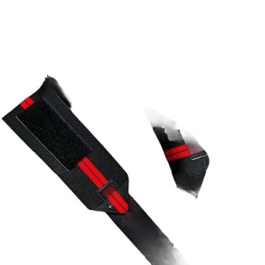 Imagem de Munhequeira Pulso de Suporte, Academia e Musculação - Proteção Contra Lesões no Punho(Preto C/Vermelho)