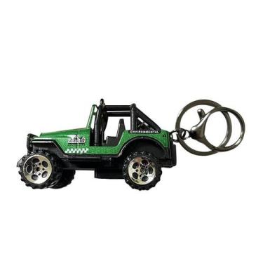 Imagem de Chaveiro 3D Jeep Green Off-Road, modelo de carro, plástico - Yiweisai
