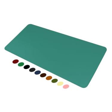 Imagem de MousePad Desk Pad em Couro Ecologico Premium Couse 70x30cm (Verde)