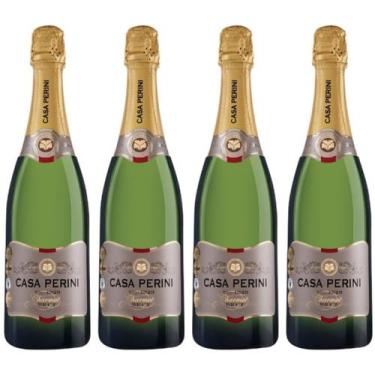 Imagem de Espumante Branco Brut Charmat Casa Perini 750ml Caixa c/ 4un