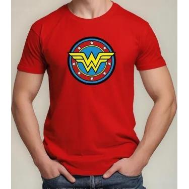 Imagem de Camisa Camiseta Adulto Masculina Feminina Algodão Mulher Maravilha Her