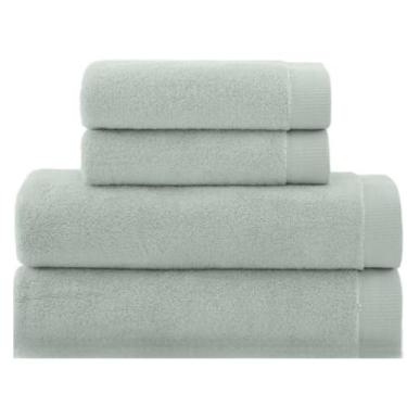 Imagem de Jogo de Toalhas de Banho 4 Peças 100% Algodão Toalhas de Banho e Rosto Felpudas Super Macias(verde)